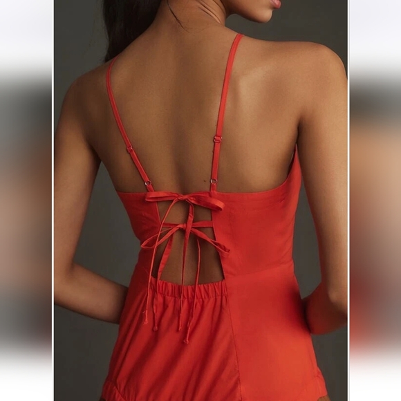 Maeve Tiered Halter Colorblock Maxi - Picture 3 of 6